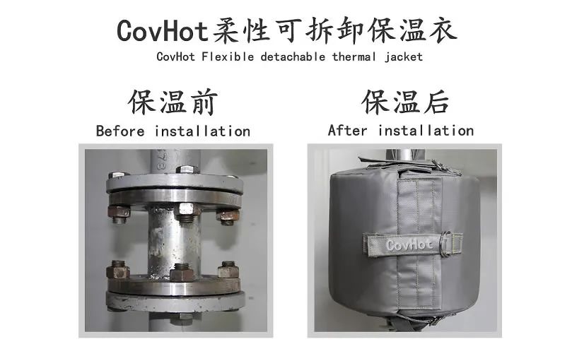 COVHOT?柔性可拆卸式<a href=http://m.orrb.cn/e/tags/?tagname=%E4%BF%9D%E6%B8%A9%E8%A1%A3 target=_blank class=infotextkey>保溫衣</a>,蒸汽系統節能,節能保溫